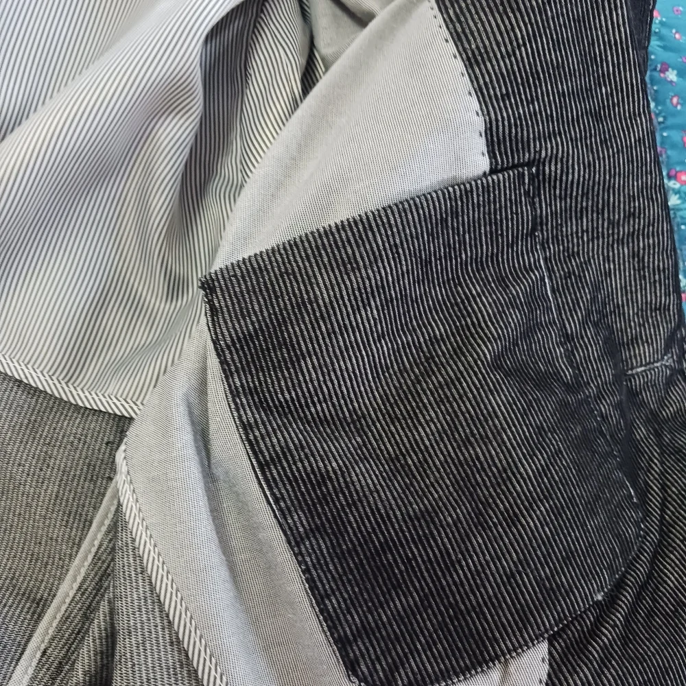 James Campbell Suit Jacket Blazer Black Corduroy Large *